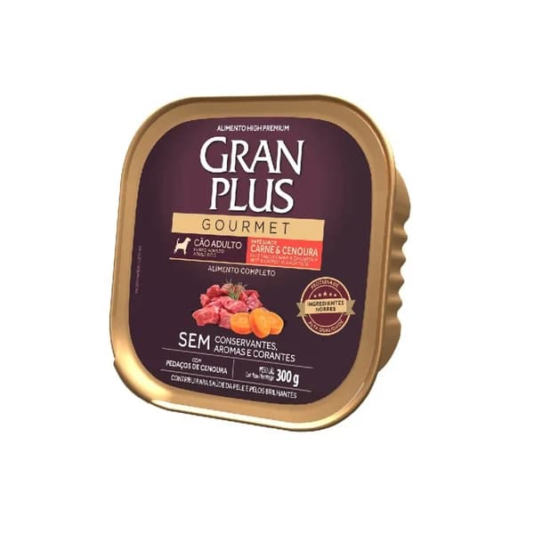 GranPlus Gourmet paté adulto, Carne y zanahoria