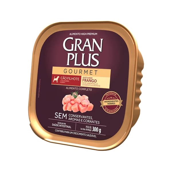 GranPlus Gourmet paté cachorro, Pollo