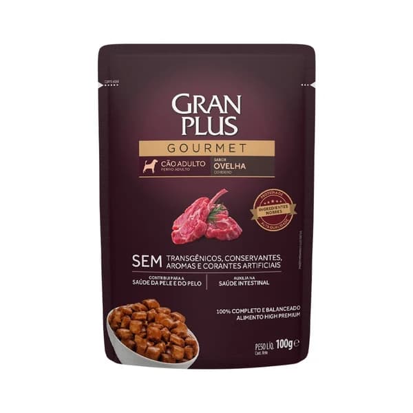 GranPlus Gourmet sobre adulto cordero, Cordero