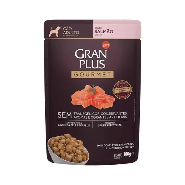 GranPlus Gourmet sobre adulto salmón, Salmón